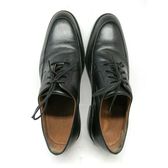 Cole Haan Grand Os Warren Black Leather Apron Toe Derbys Mens  Size US 8 M - Picture 11 of 11